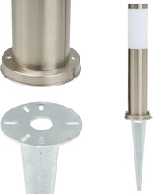 Load image into Gallery viewer, Ground Spike for Garden Light with Cable Guide Ground Nail for Path Light Bollard Lights Base Light Garden Socket Outdoor Socket