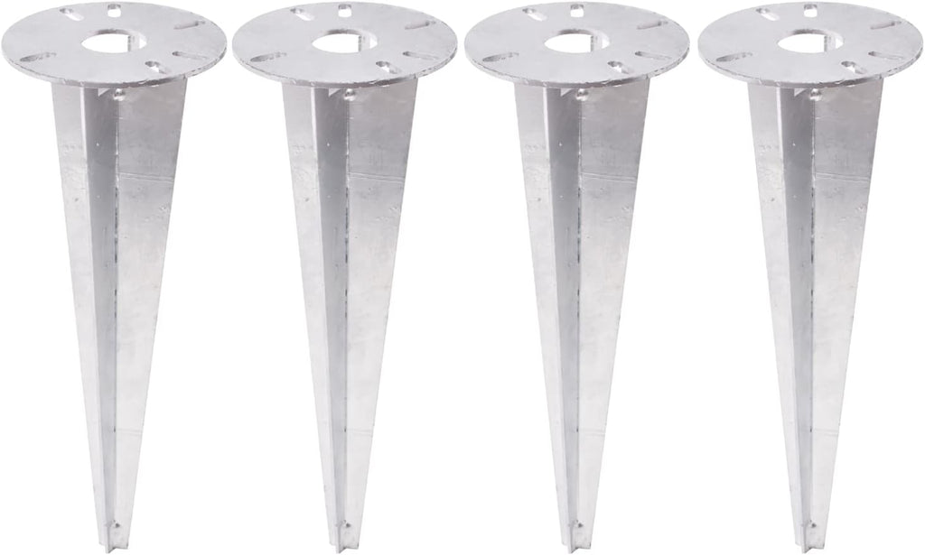 Ground Spike for Garden Light with Cable Guide Ground Nail for Path Light Bollard Lights Base Light Garden Socket Outdoor Socket