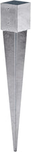 Load image into Gallery viewer, Garden Gazebo Fence Post Ground SPIKE Anchor 70 90 100 120mm