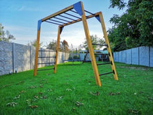 Load image into Gallery viewer, PULL UP GYMNASTICS Powder Coated Metal Monkey Bars Ladder Rungs  600mm 900 mm 1250 mm