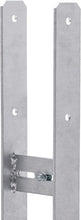 Load image into Gallery viewer, H-Post Support,Heavy duty hot-dip galvanised Post Fence Foot ADJUSTABLE 100-180mm