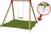 Garden Climbing Frame, Swing set Ground Anchor kit 437mm for ROUND Post