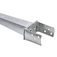 Load image into Gallery viewer, Garden Gazebo Fence Post Ground SPIKE Anchor ADJUSTABLE ROUND 80-140mm 700mm long