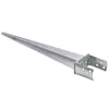 Garden Gazebo Fence Post Ground SPIKE Anchor ADJUSTABLE ROUND 80-140mm 700mm long