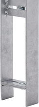 Load image into Gallery viewer, H-Post Support,Heavy duty hot-dip galvanised Post Fence Foot ADJUSTABLE 100-180mm