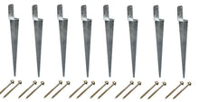 Load image into Gallery viewer, Garden Climbing Frame, Swing set Gazebo Fence Ground Anchor kit UNIVERSAL 50x600mm