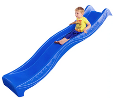 Load image into Gallery viewer, 8ft HDPE garden plastic slide for kids with water hose connection for 1.2m platform height