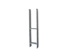 Load image into Gallery viewer, H-Post Support,Heavy duty hot-dip galvanised Post Fence Foot 71mm 91mm 101mm 121mm