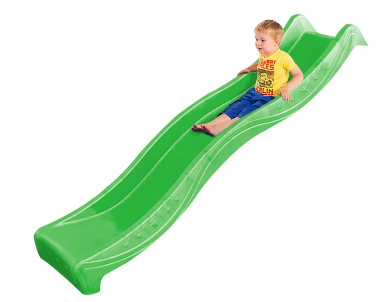 8ft HDPE garden plastic slide for kids with water hose connection for 1.2m platform height
