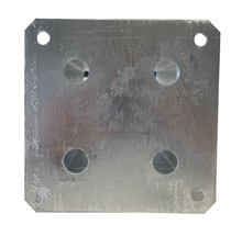 Load image into Gallery viewer, Heavy Duty Bolt down POST BASE FOOT SUPPORT FENCE 50 60 70 80 90 100 120 mm