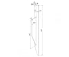 Garden Climbing Frame, Swing set Ground Anchor kit 437mm for ROUND Post