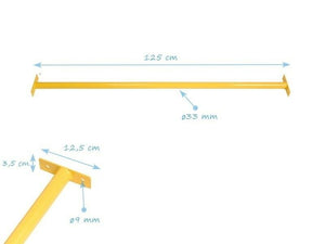 PULL UP GYMNASTICS Powder Coated Metal Monkey Bars Ladder Rungs 900 mm 1250 mm