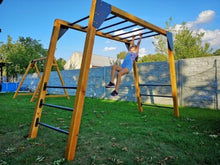 Load image into Gallery viewer, PULL UP GYMNASTICS Powder Coated Metal Monkey Bars Ladder Rungs  600mm 900 mm 1250 mm
