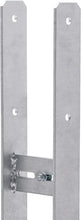Load image into Gallery viewer, H-Post Support,Heavy duty hot-dip galvanised Post Fence Foot ADJUSTABLE 100-180mm
