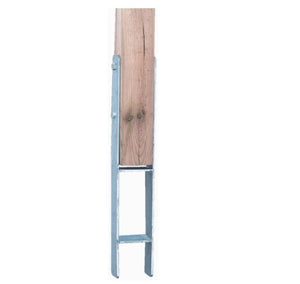 H-Post Support,Heavy duty hot-dip galvanised Post Fence Foot 71mm 91mm 101mm 121mm