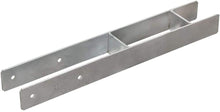 Load image into Gallery viewer, H-Post Support,Heavy duty hot-dip galvanised Post Fence Foot 71mm 91mm 101mm 121mm
