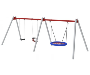 Commercial Triple Swing Set